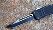 Выкидной нож Microtech Combat Troodon tanto black купить
