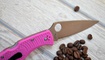 Нож Spyderco Endura 4 Emerson Wave C10 pink3