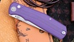 Нож Petrified Fish PFP14 Lis Purple G10 Днепр