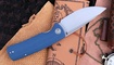 Petrified Fish Beluga Blue Micarta