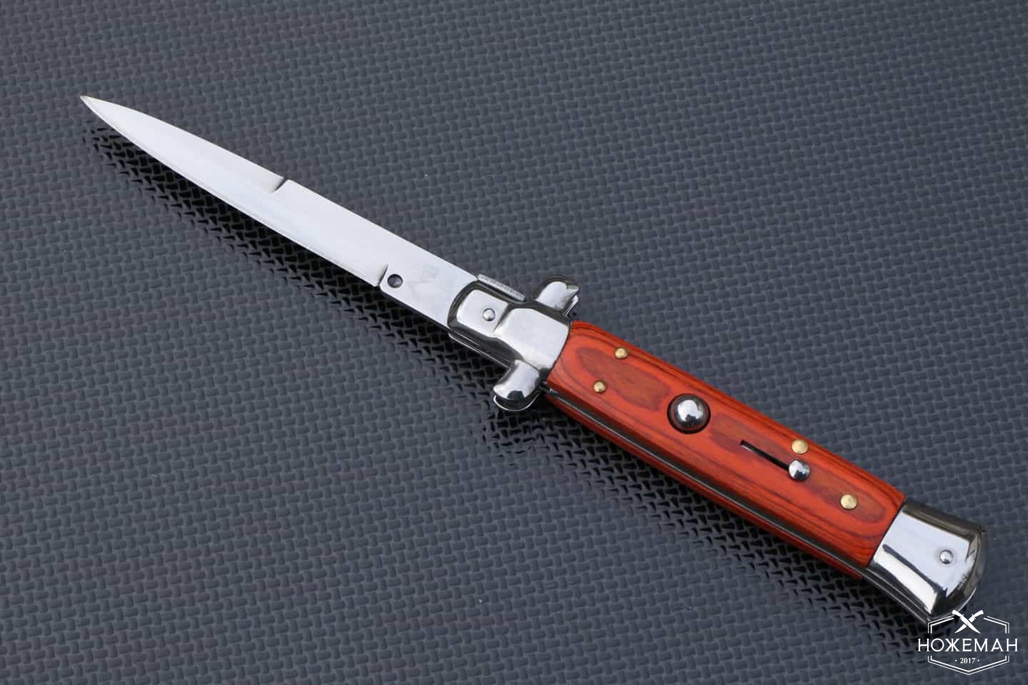 Стилет итальянский AKC 25cm - 10"brown wood купить в Украине, Киеве ...