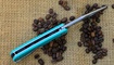 Нож Kubey Gurkha Tiffany Blue KU397B купить в Украине