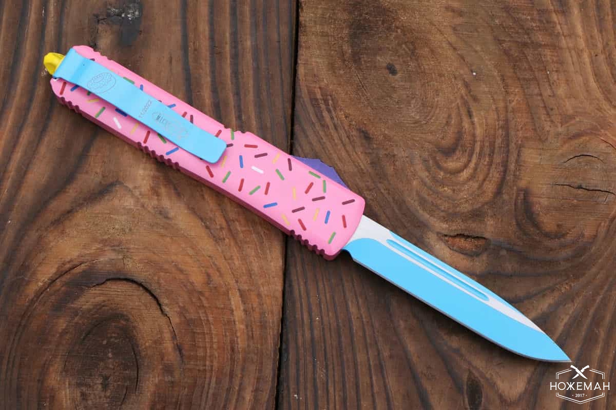 Microtech Exclusive Dessert Warrior Ultratech S/E OTF Donut Pink купить ...