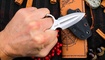 Тычковый нож Kubey Cavy Blue Micarta KU403D Киев