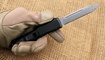 Автоматический нож Microtech Ultratech Carbone Damascus Вышгород