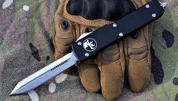 Автоматический фронтальный нож Microtech Ultratech