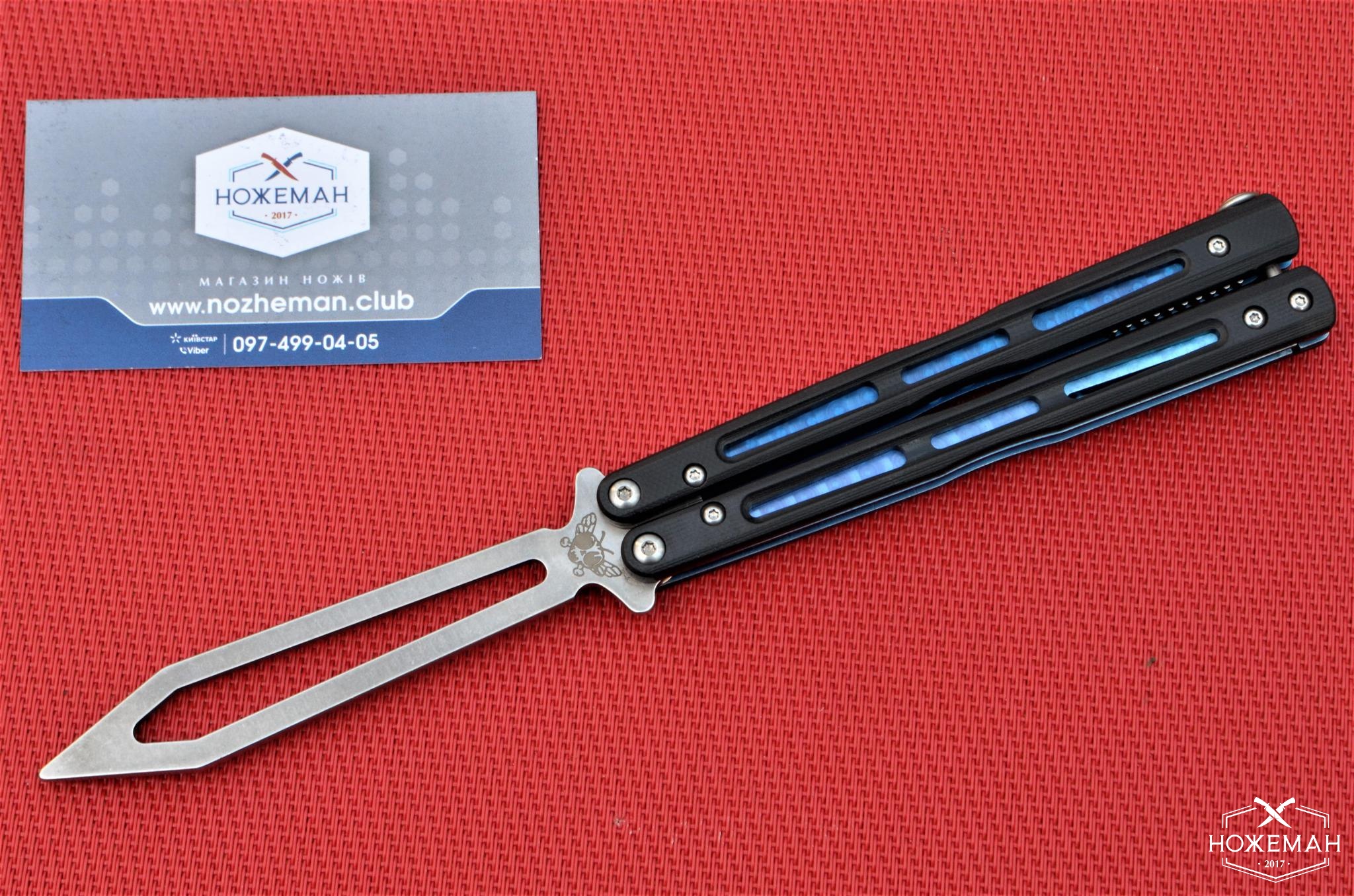 Балисонг Benchmade 51 Flytanium Zenith Trainer Blade. Цена, купить ...