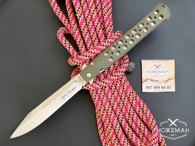 Cold Steel L Thompson Signature Ti-Lite 6 Green Zytel