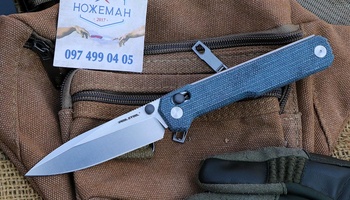 EDC нож RealSteel Perix Denim Micarta