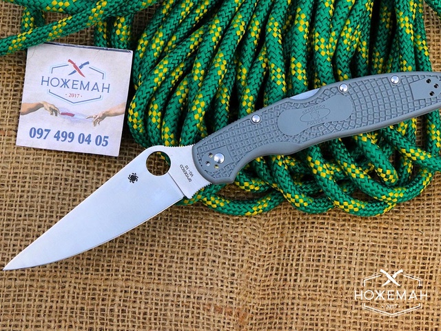 EDC нож Spyderco Police 4 Lightweight Gray FRN