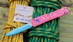 Фронтальный нож Microtech Dessert Warrior Ultratech Donut Pink