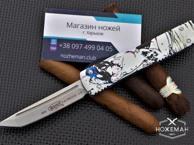 Фронтальный нож Microtech Ultratech Geisha