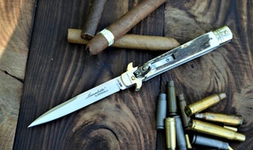 Итальянский стилет AKC Leverletto by Bill DeShivs