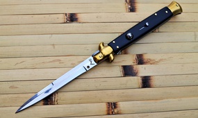 Итальянский стилет AKC Stiletto Dark Wood 28cm - 11