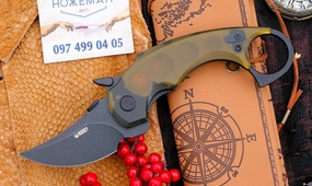Керамбит Kubey Jaw Pikal Black Ultem KU440E