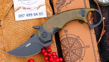 Керамбит Kubey Jaw Pikal Black Ultem KU440E