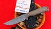 Kizer Begleiter Fix Hollow Grind Burlap Micarta
