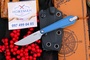 Kubey YAG Blue Micarta KU452B
