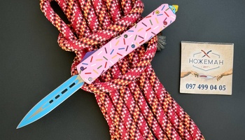 Microtech Exclusive Dessert Warrior UTX-85 Donut Pink