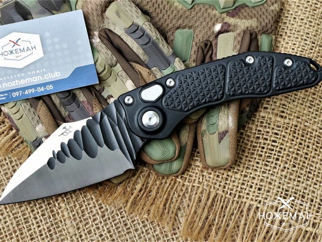 Microtech Marfione Custom Stitch