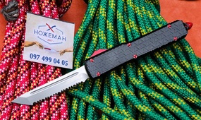 Microtech Ultratech Tanto Full Serrated Tri-Grip