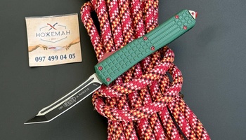 Microtech Ultratech T/E Bounty Hunter Frag Green