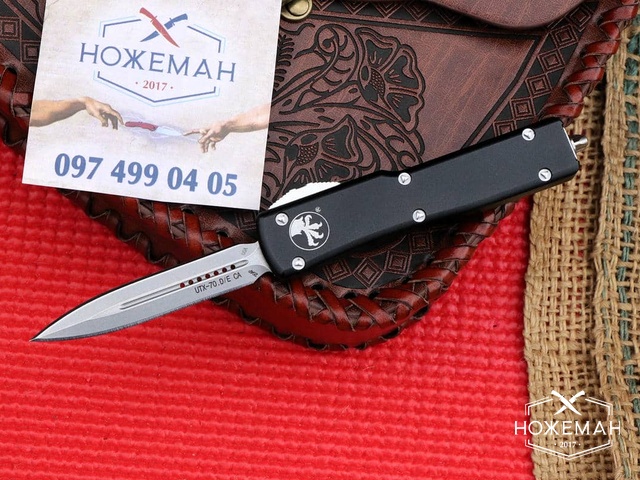 Microtech UTX-70 D/E Stonewash 147-10