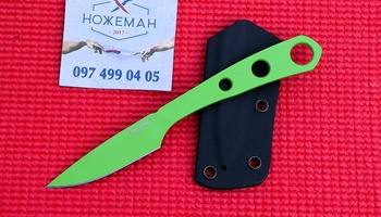 Neck knife RealSteel Marlin Zombie Green