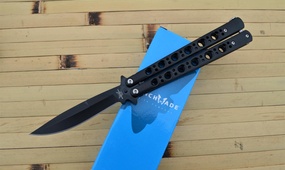 Нож бабочка Benchmade Black Fang