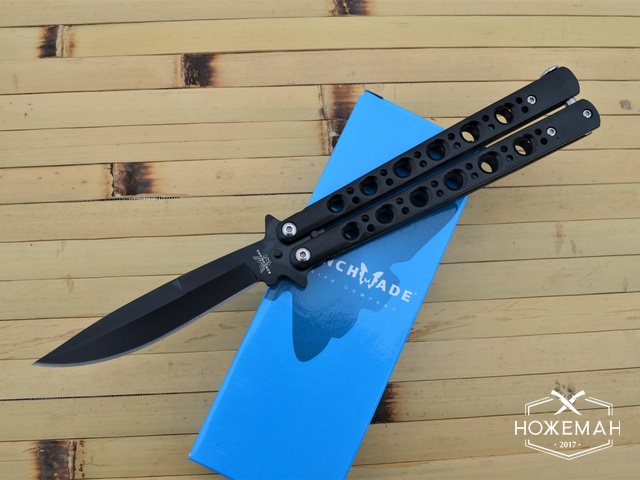 Нож бабочка Benchmade Black Fang