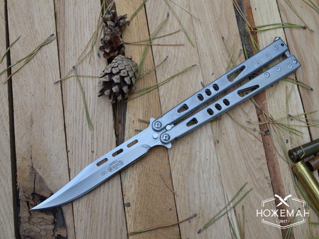 Нож бабочка Microtech Tachyon II satin blade