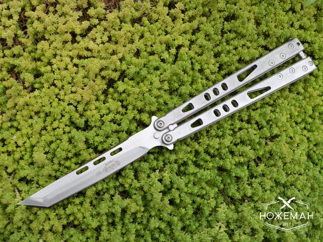 Нож бабочка Microtech Tachyon II white tanto