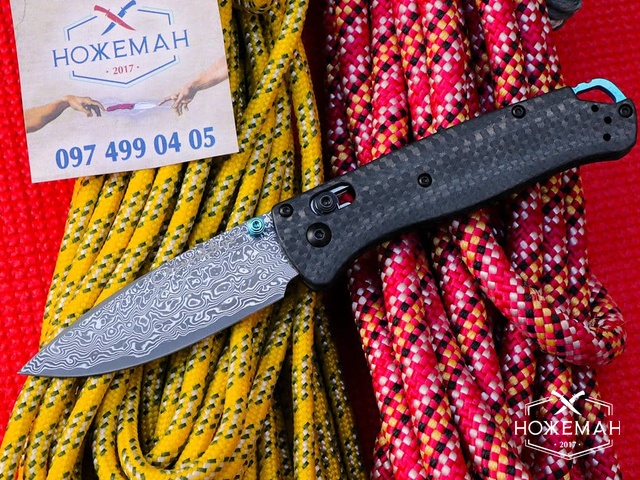 Нож Benchmade 533-3 Mini Bugout Damascus