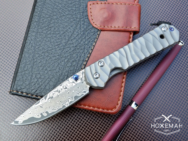 Нож складной Chris Reeve Small Sebenza Damask Wave Handle