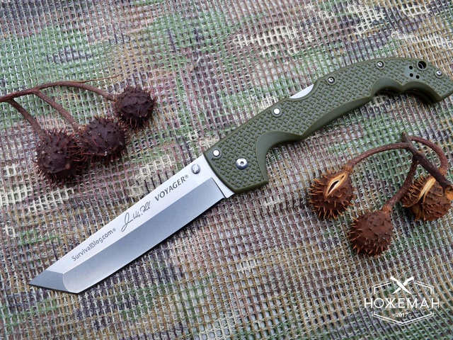 Нож Cold Steel Voyager XL Tanto green