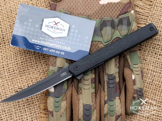 Нож CRKT CEO Flipper 7097 Black GRN