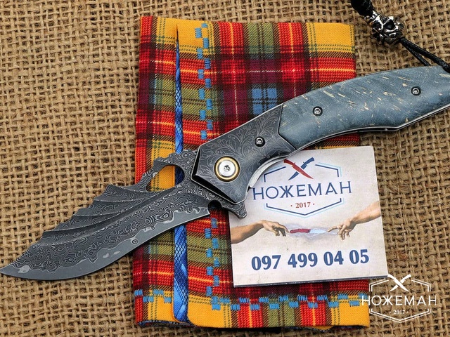 Нож Damascus Wood GT0183