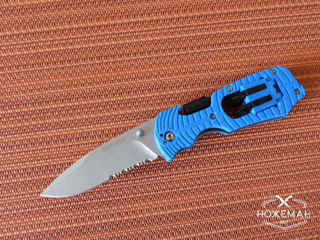 Нож Kershaw Select Fire blue serrated