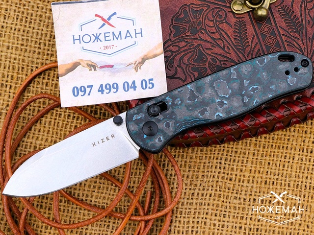 Нож Kizer Drop Bear Elmax Fatcarbon