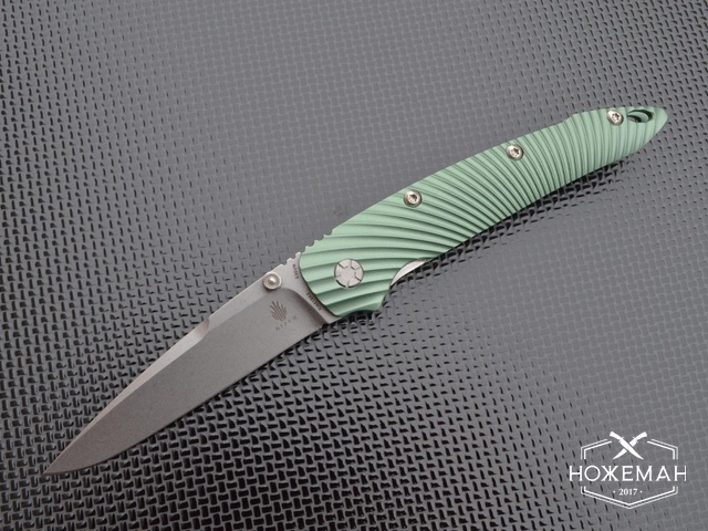 Нож Kizer Sliver Sunburst green