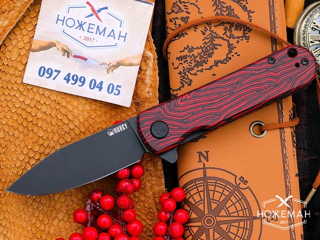 Нож Kubey NEO Red Gmascus