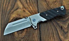 Нож реплика Andre de Villiers Custom Butcher V2 Flipper G10