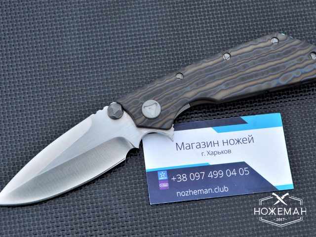 Нож Microtech Marfione Custom DOC Flipper Titanium