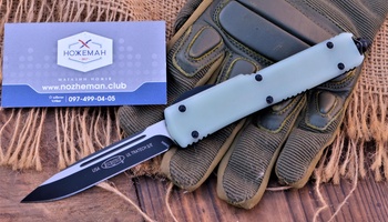 Нож Microtech Ultratech S/E OTF Natural G10 Jade