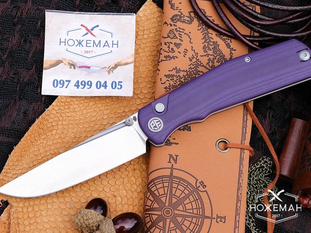 Нож Petrified Fish PFP14 Lis Purple G10