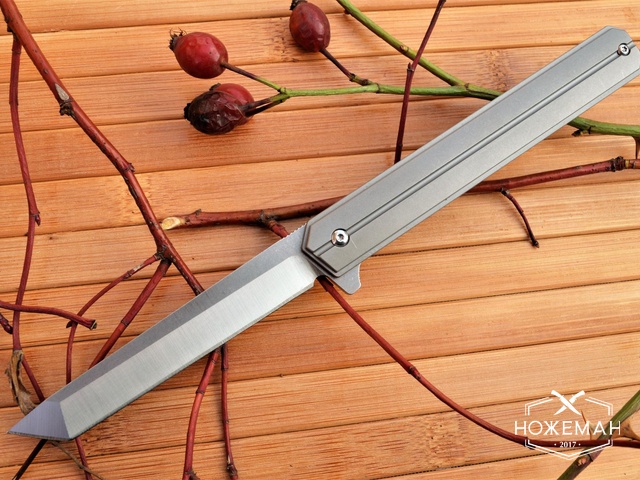 Нож Quartermaster Qwaiken XL Titanium Flipper