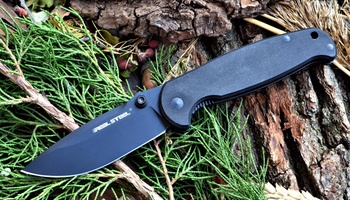 Нож Real Steel H6 Blue sheep all black