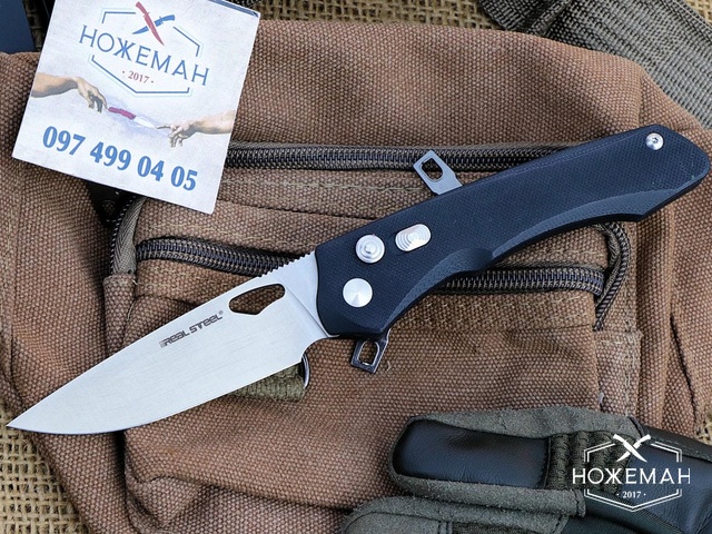 Нож RealSteel Griffin Pro Black G10