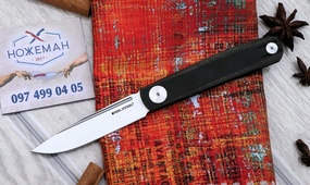 Нож RealSteel Gslip Compact Dark Brown Micarta