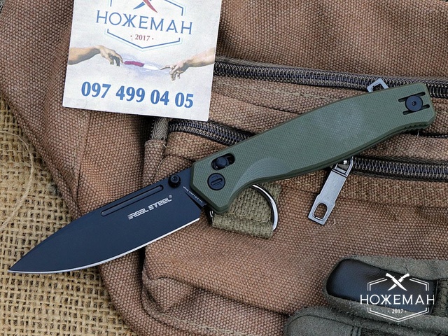 Нож RealSteel Huginn Compact Green G10